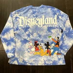 Disneyland Celebration Crew Neck Sweatshirt Jersey Mickey and Friends Women's L